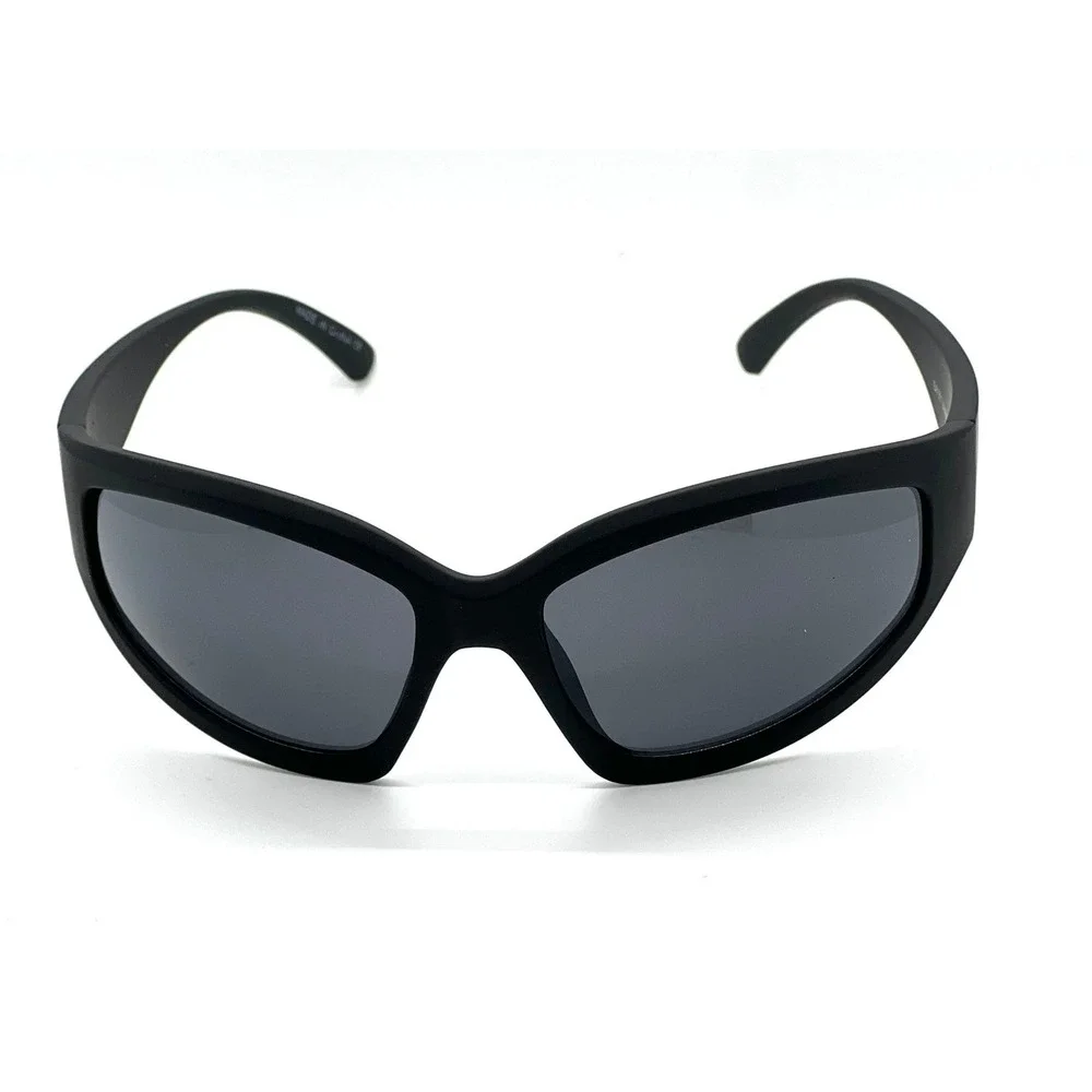 Men Sunglasses Dark Black Lens Hip Hop Rapper Gangster Style Fashion‎ Designer